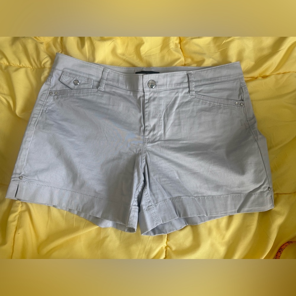 WHBM Light Gray Women Shorts (10)